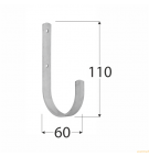 Flat hook 110x60